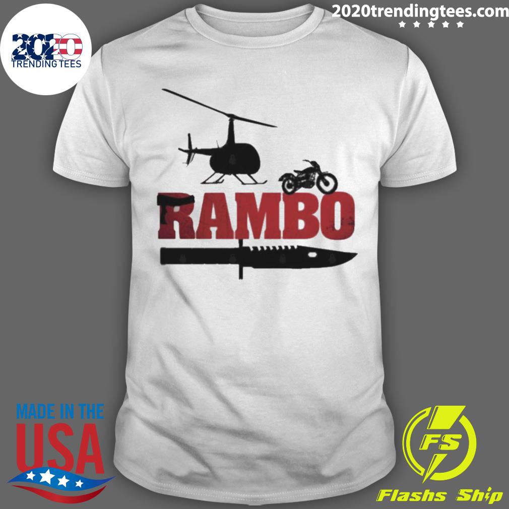 Official rambo The Expendables T-shirt