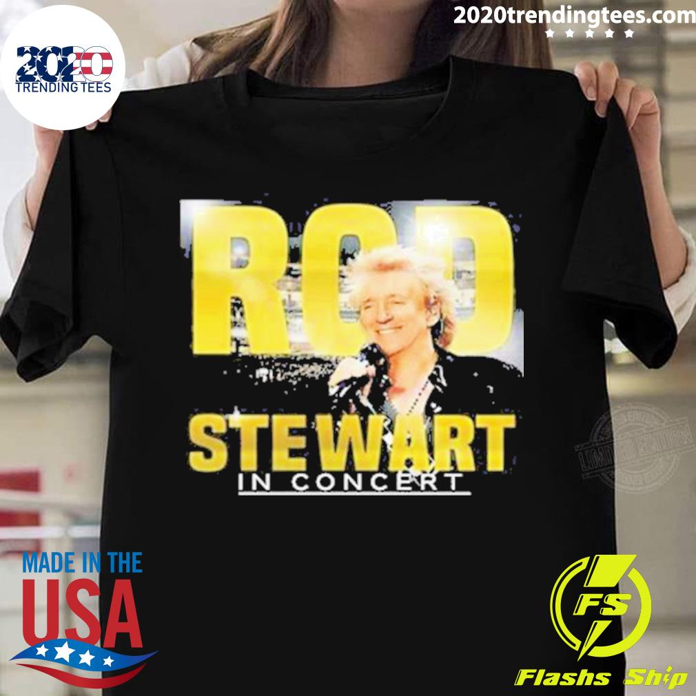 Official rod stewart the hits tour 2023 T-shirt