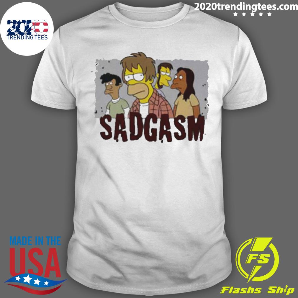 Official sadgasm The Simpsons T-shirt