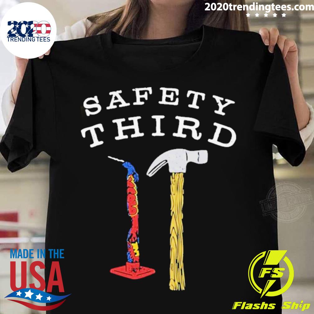 Official safety third v3 T-shirt