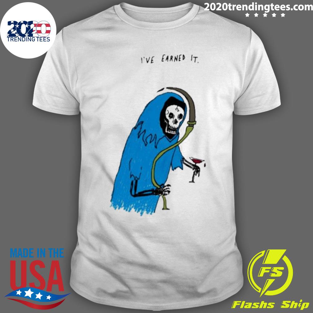Official skeleton I’ve Earned It T-shirt
