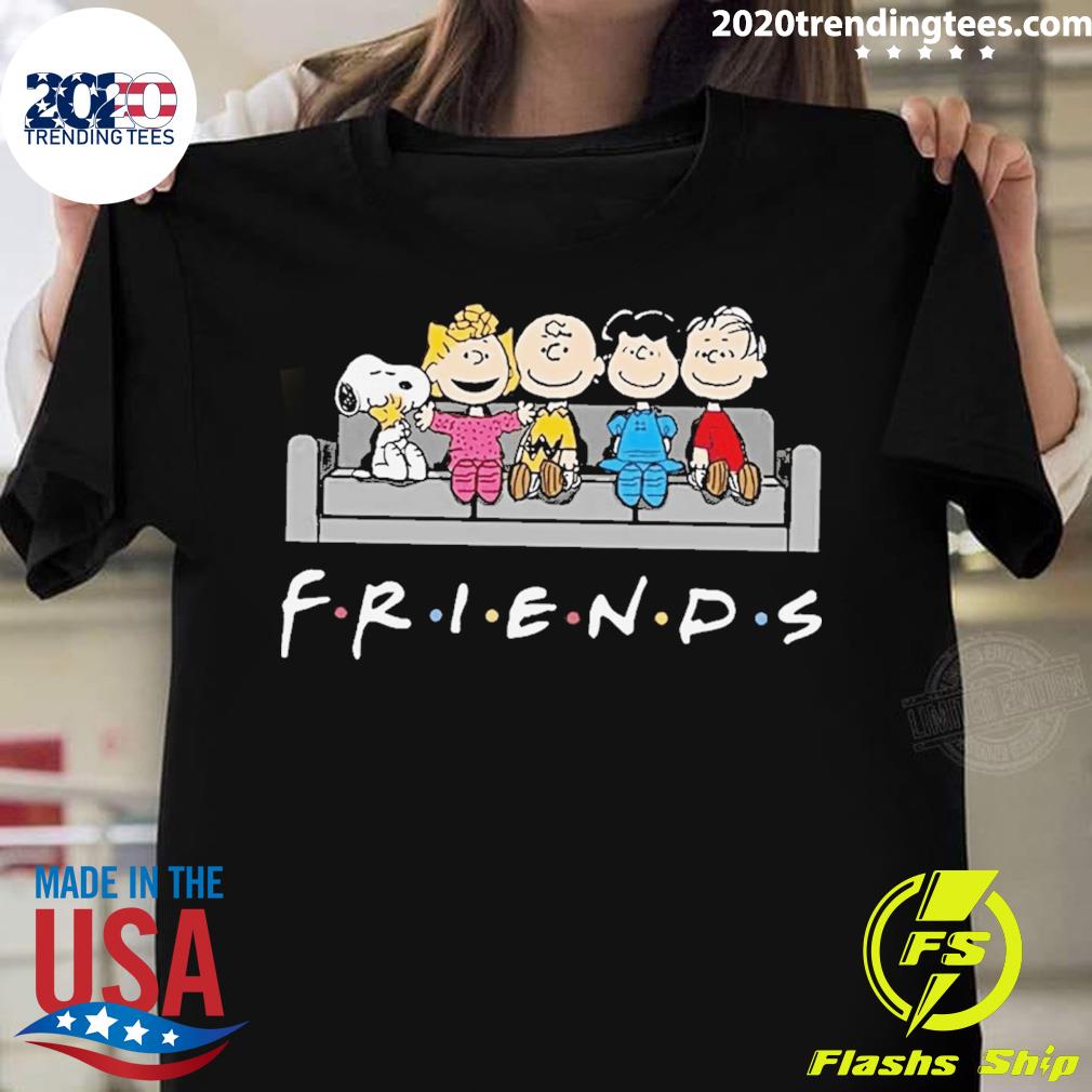Official snoopy charlie brown and peanuts friends T-shirt