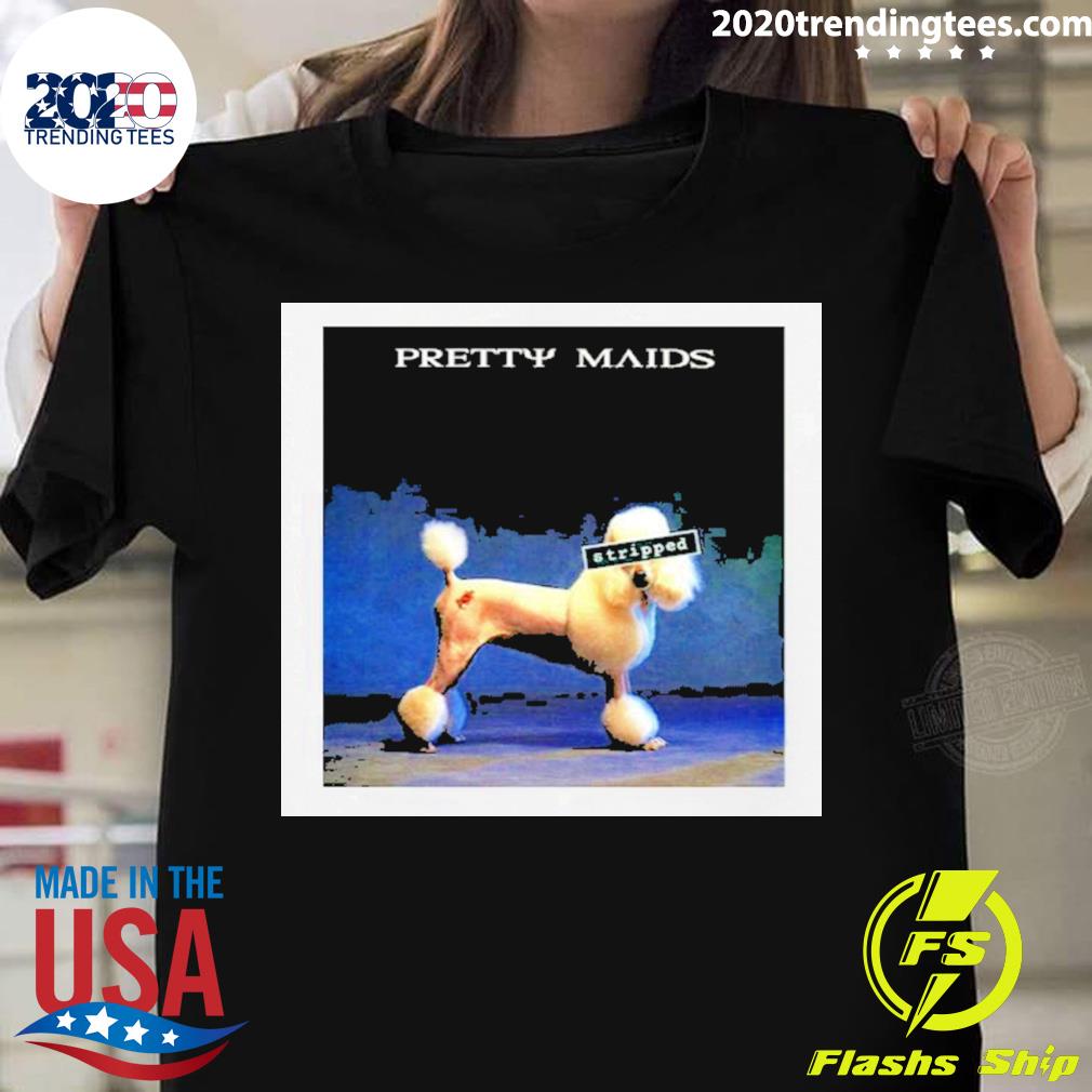 Official stripped Pretty Maids T-shirt