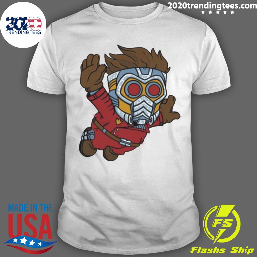 Official super Star Lord Bros Guardians Of The Galaxy T-shirt
