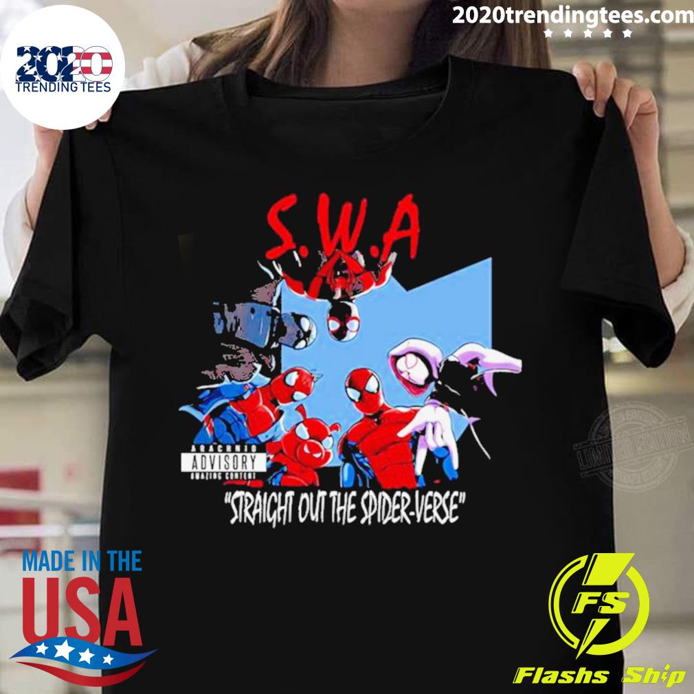 Official swa Straight Out The Spider Verse T-shirt