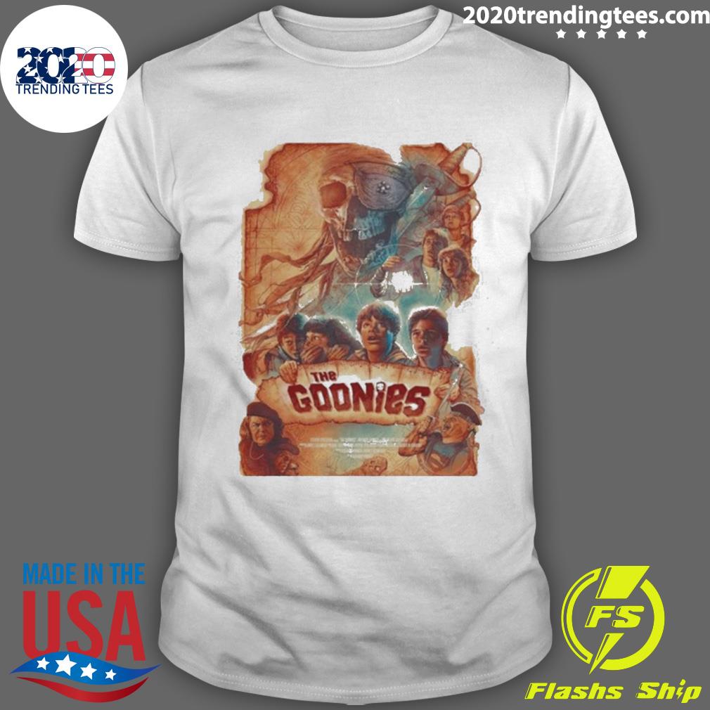 Official the goonies poster T-shirt
