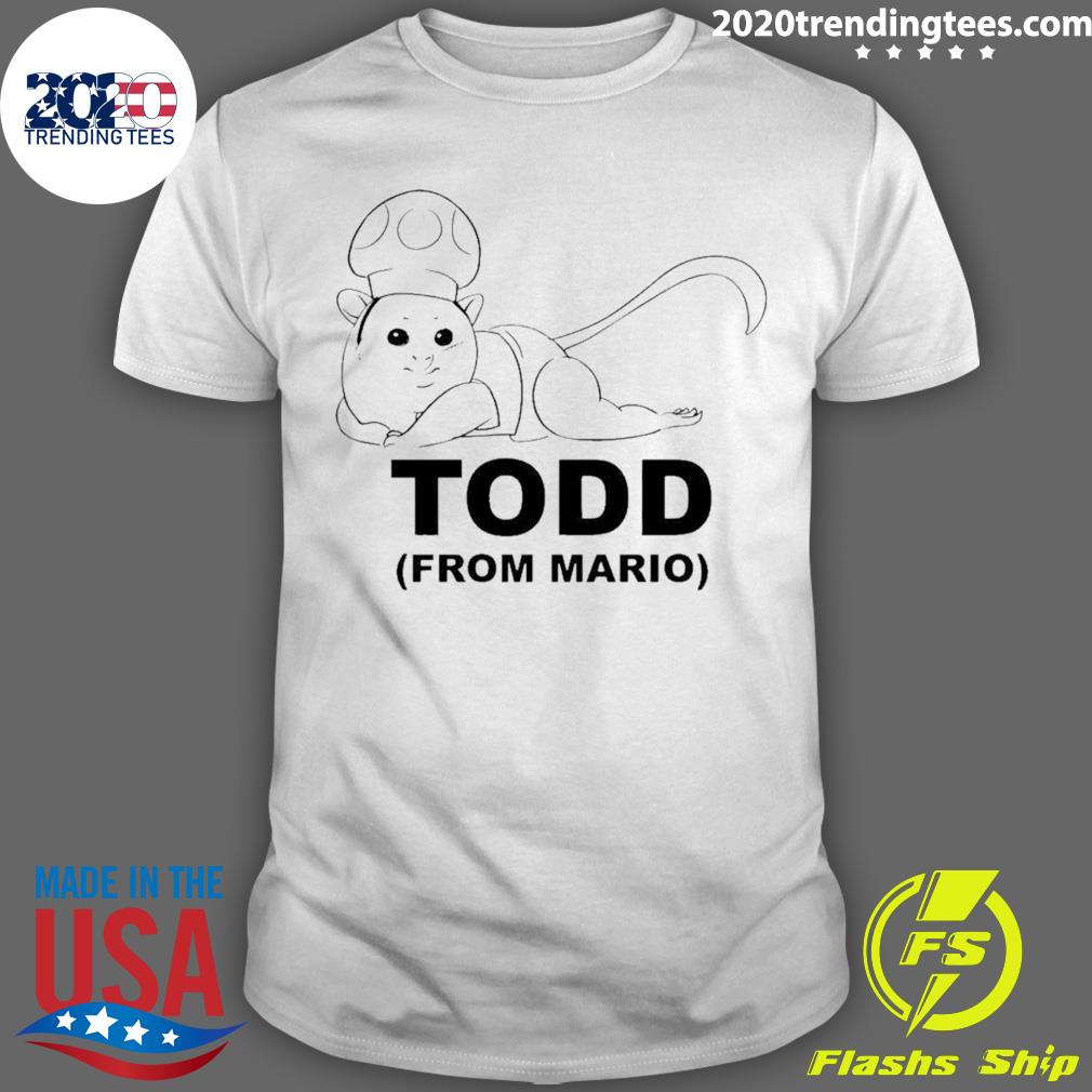 Official todd From Mario T-shirt