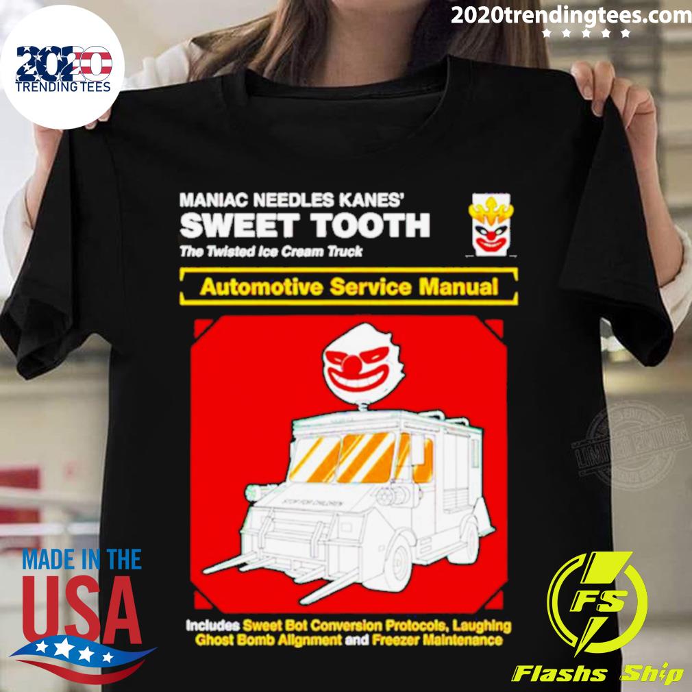Official twisted metal sweet tooth service manual T-shirt