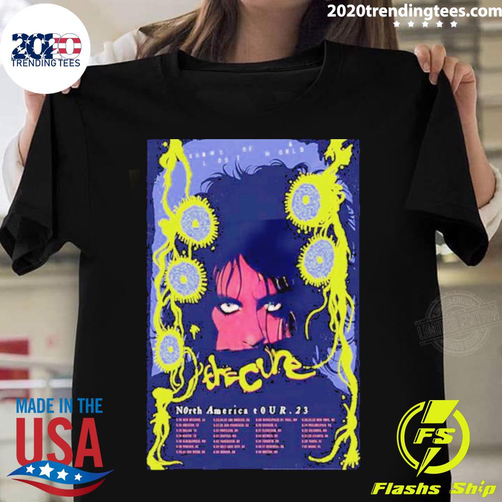 The Cure Shows Of A Lost World Tour Poster T-shirt