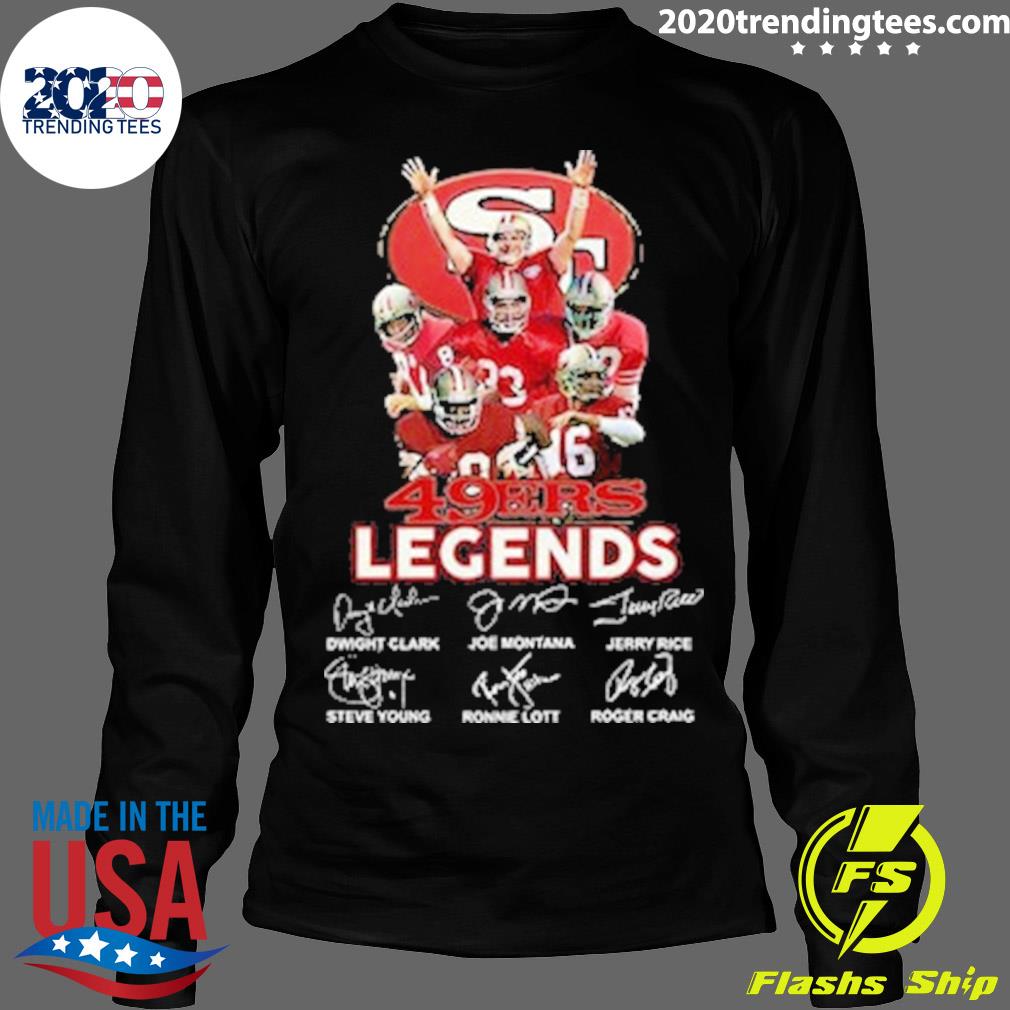 Official sF 49ers The Legends Thank You For The Memories Shirt, hoodie,  sweater, long sleeve and tank top