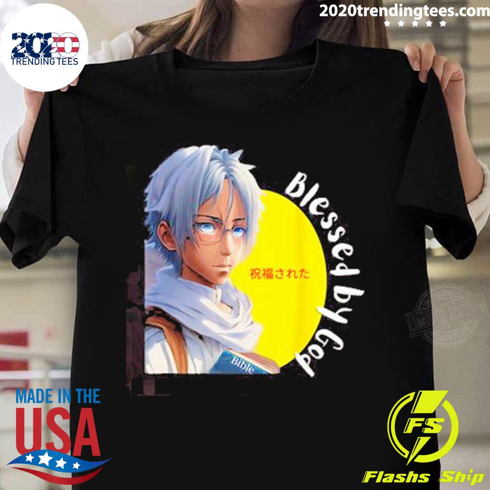 Official bless By God Anime Sun T-shirt - 2020 Trending Tees