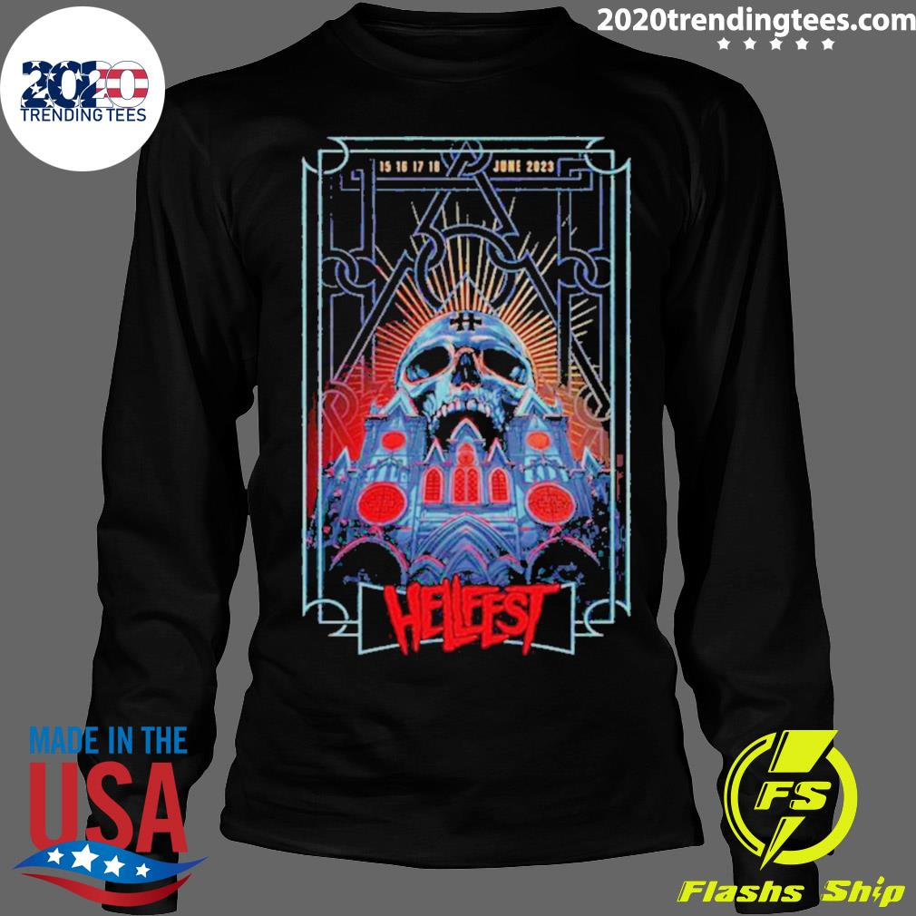 Official hellfest Open Air Festival 15 18 June 2023 T shirt 2020