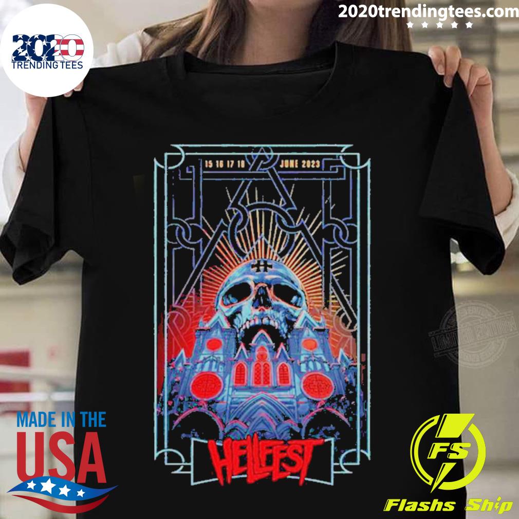 Official hellfest Open Air Festival 15 18 June 2023 T shirt 2020