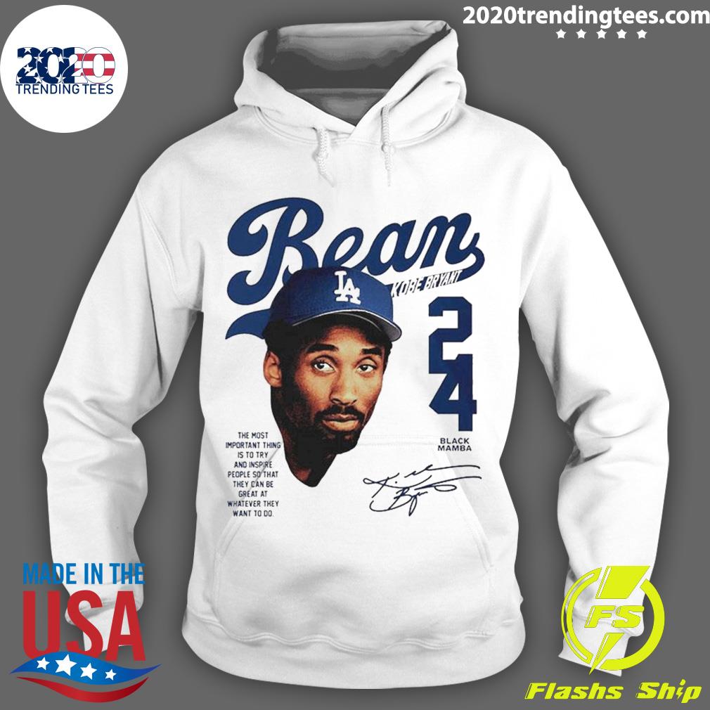 Kobe Bryant Bean LA Dodgers signature shirt, hoodie, sweater, long sleeve  and tank top