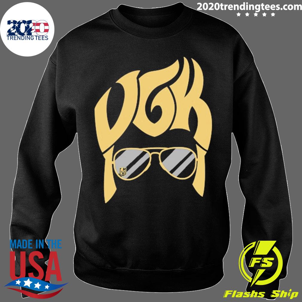 Official vGK & Elvis Vegas Golden Knights Black T-shirt - 2020 Trending Tees