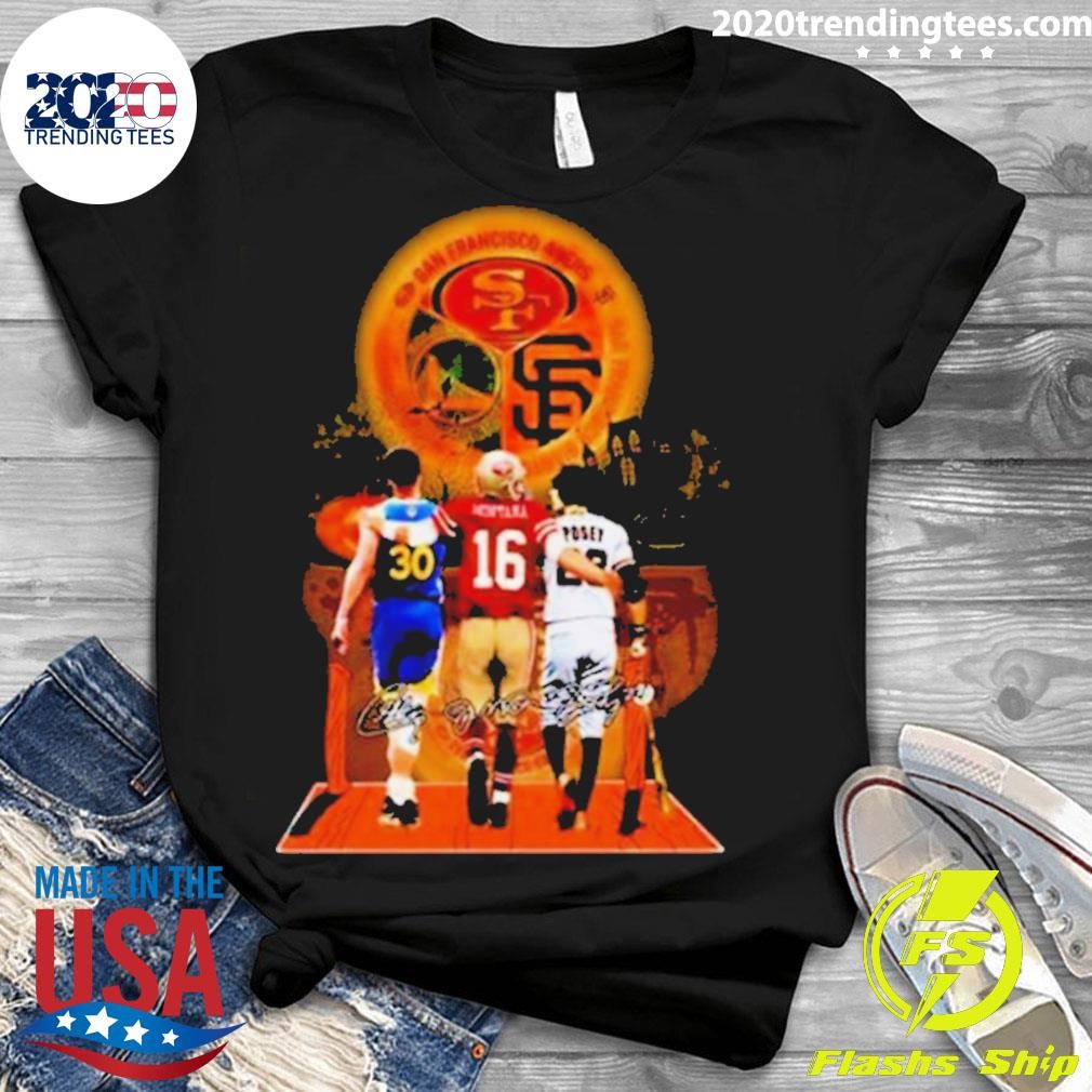 Halloween San Francisco 49ers Giants And Golden State Warrios T Shirt