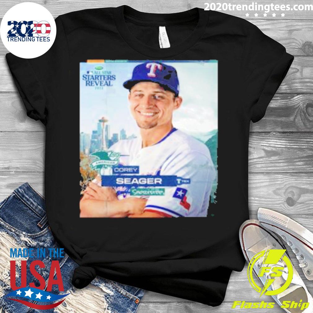 Official corey Seager Of American League In 2023 MLB All Star Starters  Reveal Vintage T-shirt - 2020 Trending Tees