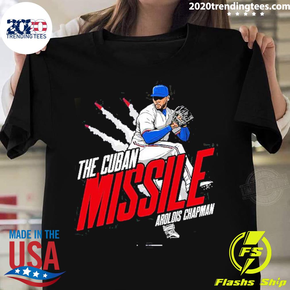 Official Aroldis chapman cuban missile T-shirt, hoodie, tank top