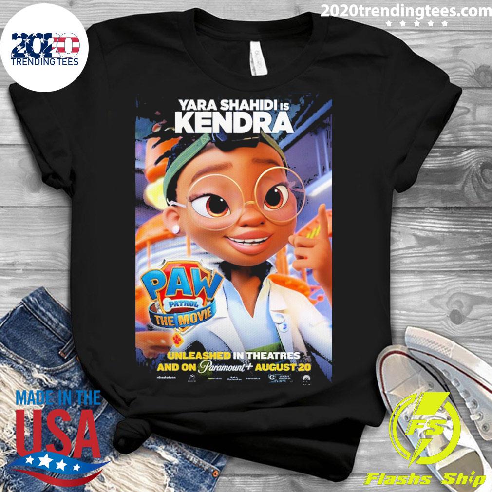 Paw Patrol The Movie Kendra Yara Shahidi Movie Portrait T-shirt - 2020  Trending Tees