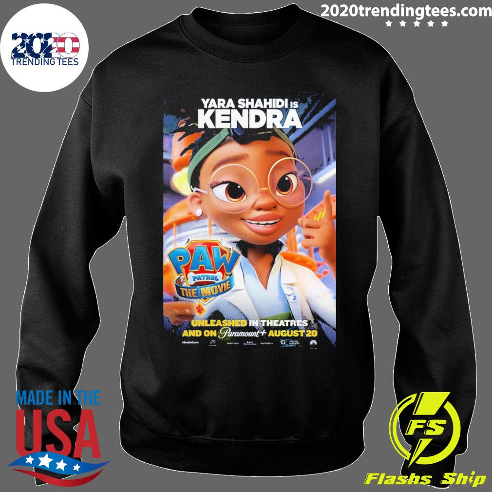 Paw Patrol The Movie Kendra Yara Shahidi Movie Portrait T-shirt - 2020  Trending Tees