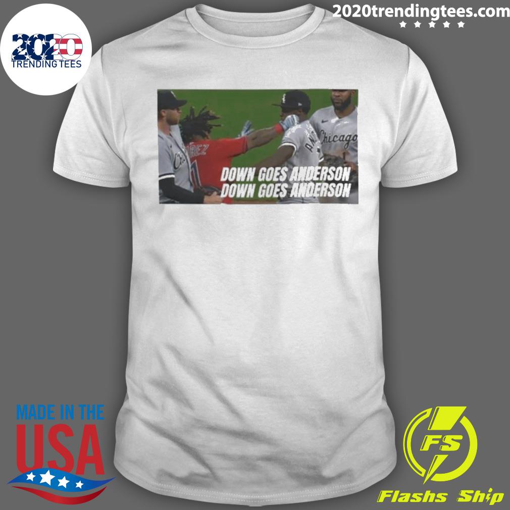 Jose Ramirez Down Goes Anderson Cleveland Guardians T-Shirt