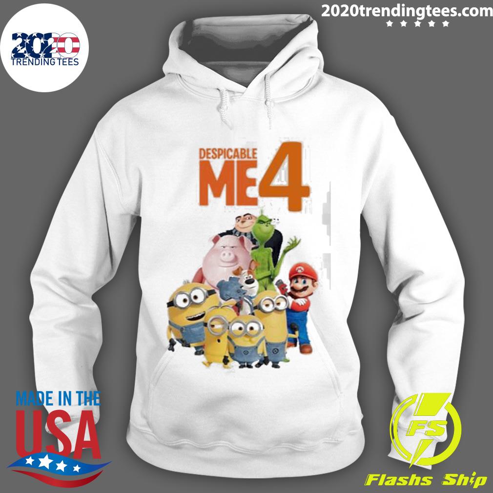 Official despicable Me 4 Gru Grinch Minion Mario 2024 T-shirt