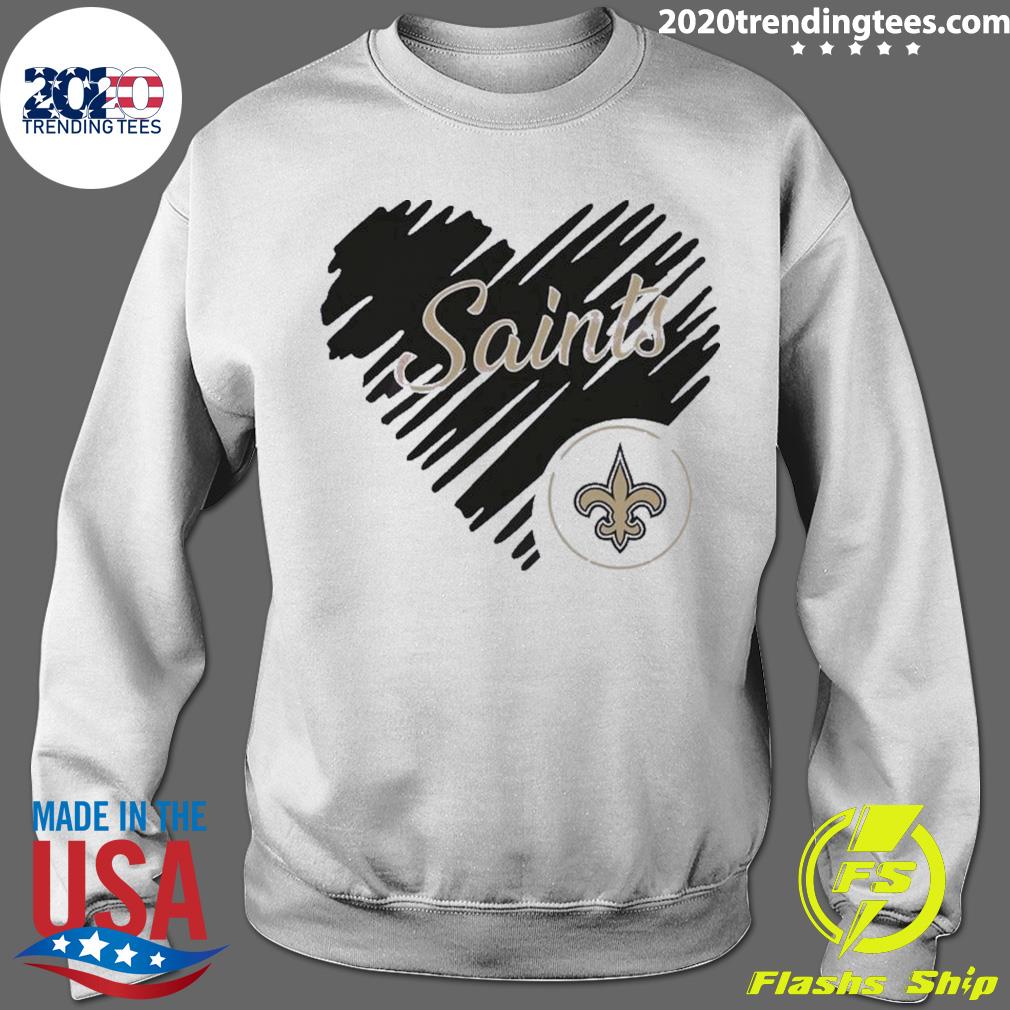 Heart New Orleans Saints NFL Team Logo shirt, hoodie, sweater, long sleeve  and tank top