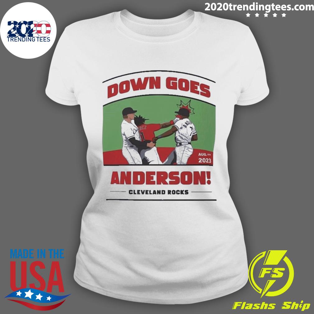 Down Goes Anderson Shirt Jose Ramirez Tim Anderson Shirt Jose