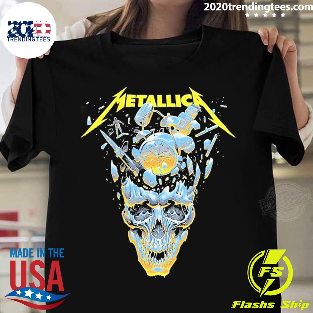 Official metallica Band Thrash Metal Tour 2023-2024 T-shirt