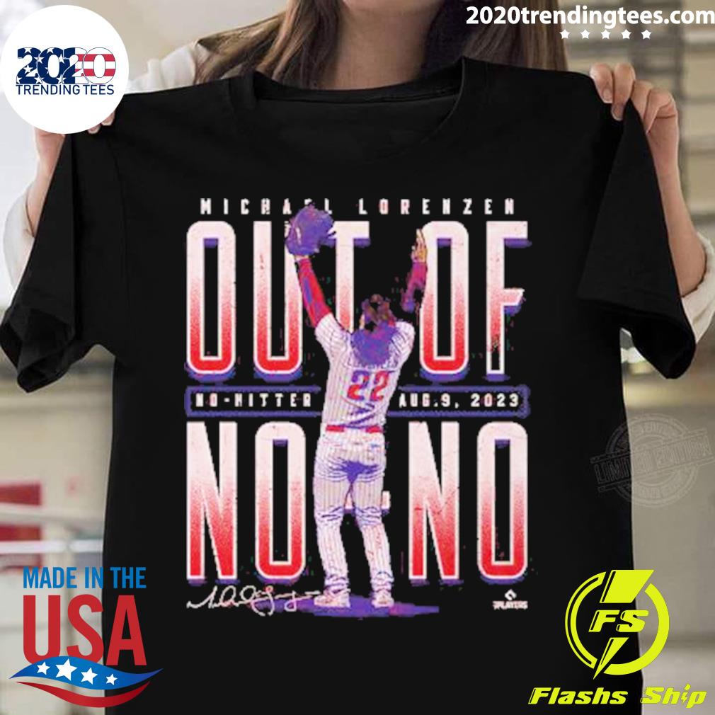 Michael Lorenzen Philadelphia Phillies no no signature 2023 shirt