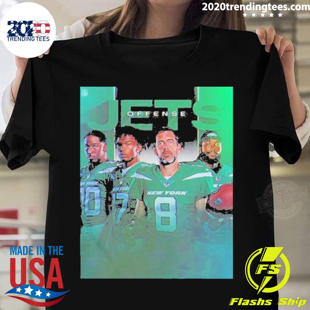 Official New york jets offense aaron rodgers dalvin cook T-shirt