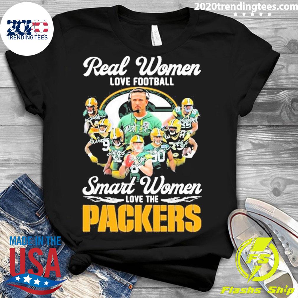 Official real Women Love Football Smart Women Love The Packers T