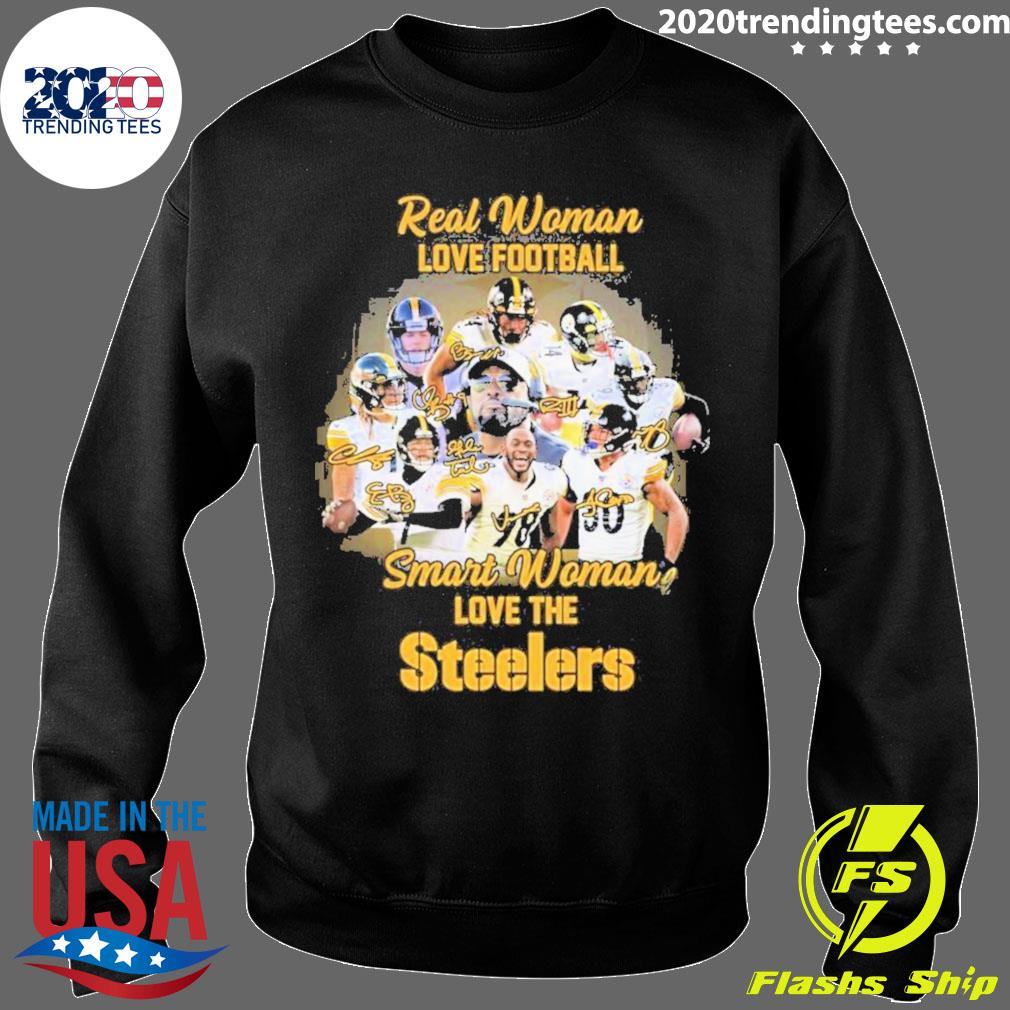 Real Women Love Football Smart Women Love The Steelers 2023 Signatures  Shirt, hoodie, sweater, long sleeve and tank top