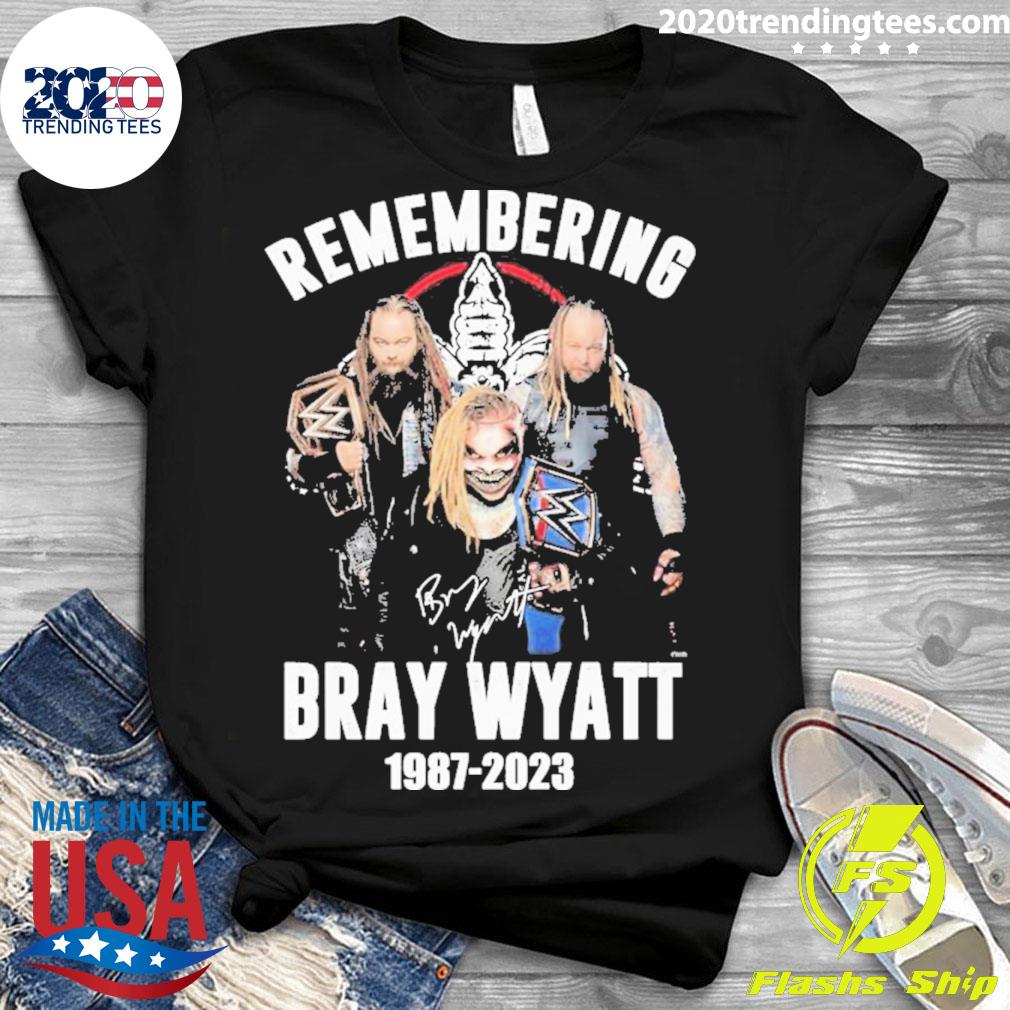 Official remembering Legend WWE Bray Wyatt 1987-2023 T-shirt - 2020  Trending Tees, image size:1010x1010