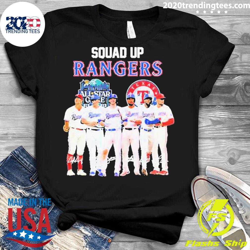 Official squad Up Texas Rangers Signature All Star T-Shirt, hoodie,  sweater, long sleeve and tank top