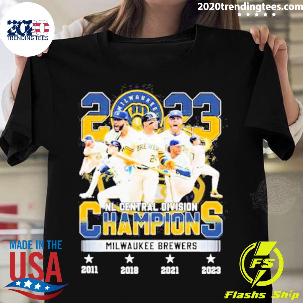 2023 NL Central Division Champions Milwaukee Brewers 2011-2023 Shirt,  hoodie, sweater, long sleeve and tank top