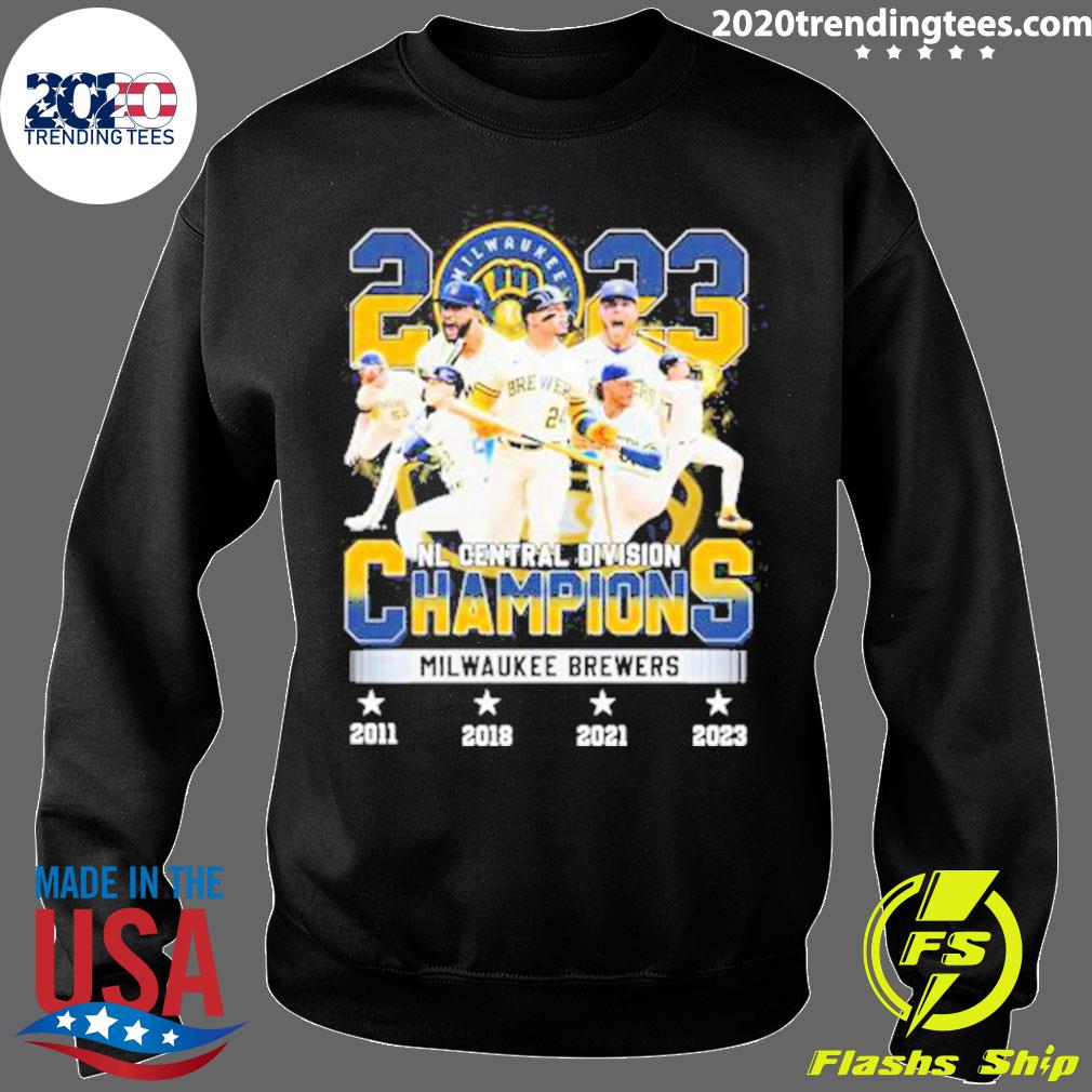 2023 NL Central Division Champions Milwaukee Brewers 2011-2023 Shirt,  hoodie, sweater, long sleeve and tank top