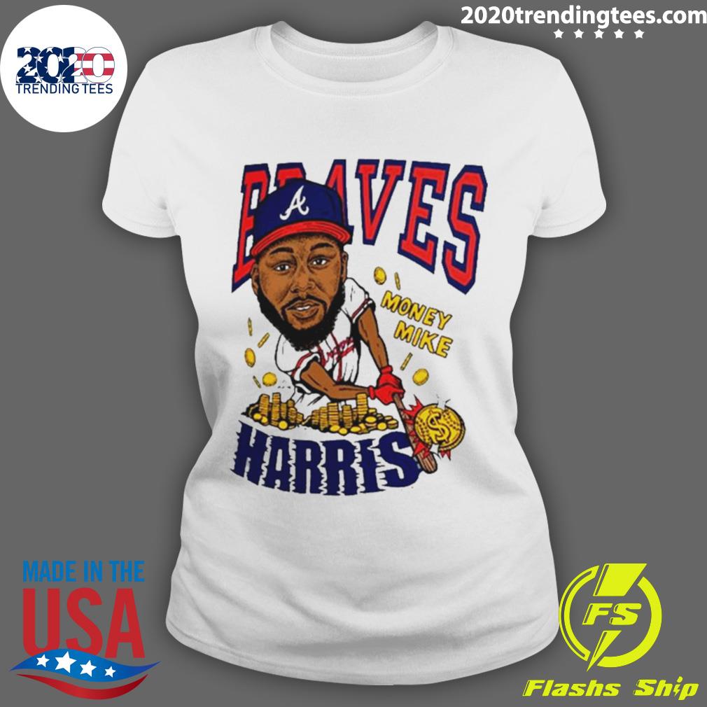 Atlanta Braves Michael Harris II Homage Caricature Tri Blend T Shirt -  Limotees