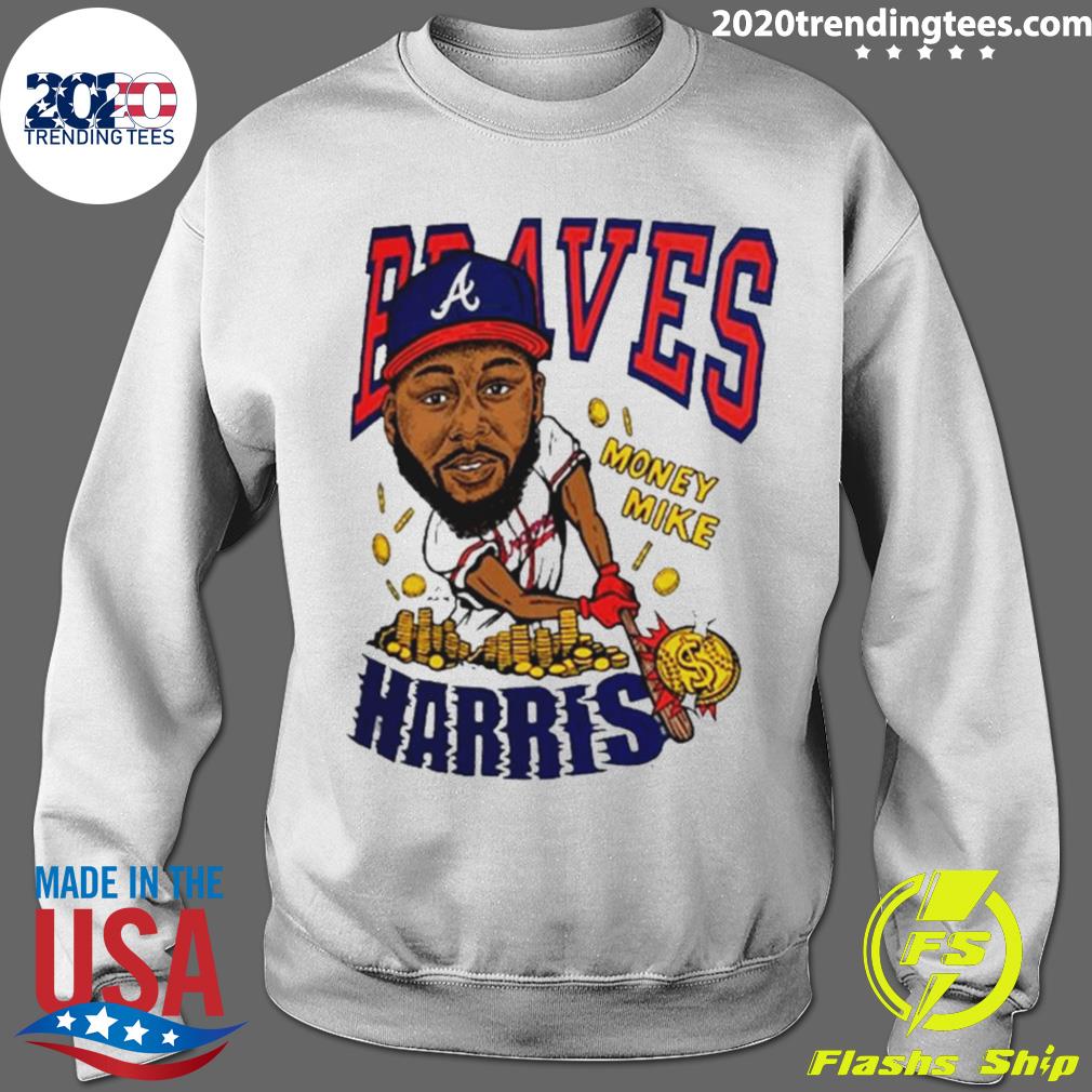 Official atlanta Braves Michael Harris Ii Homage Caricature Tri Blend Shirt,  hoodie, sweater, long sleeve and tank top