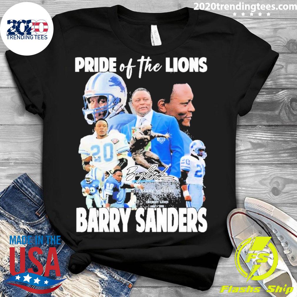 barry sanders t shirt