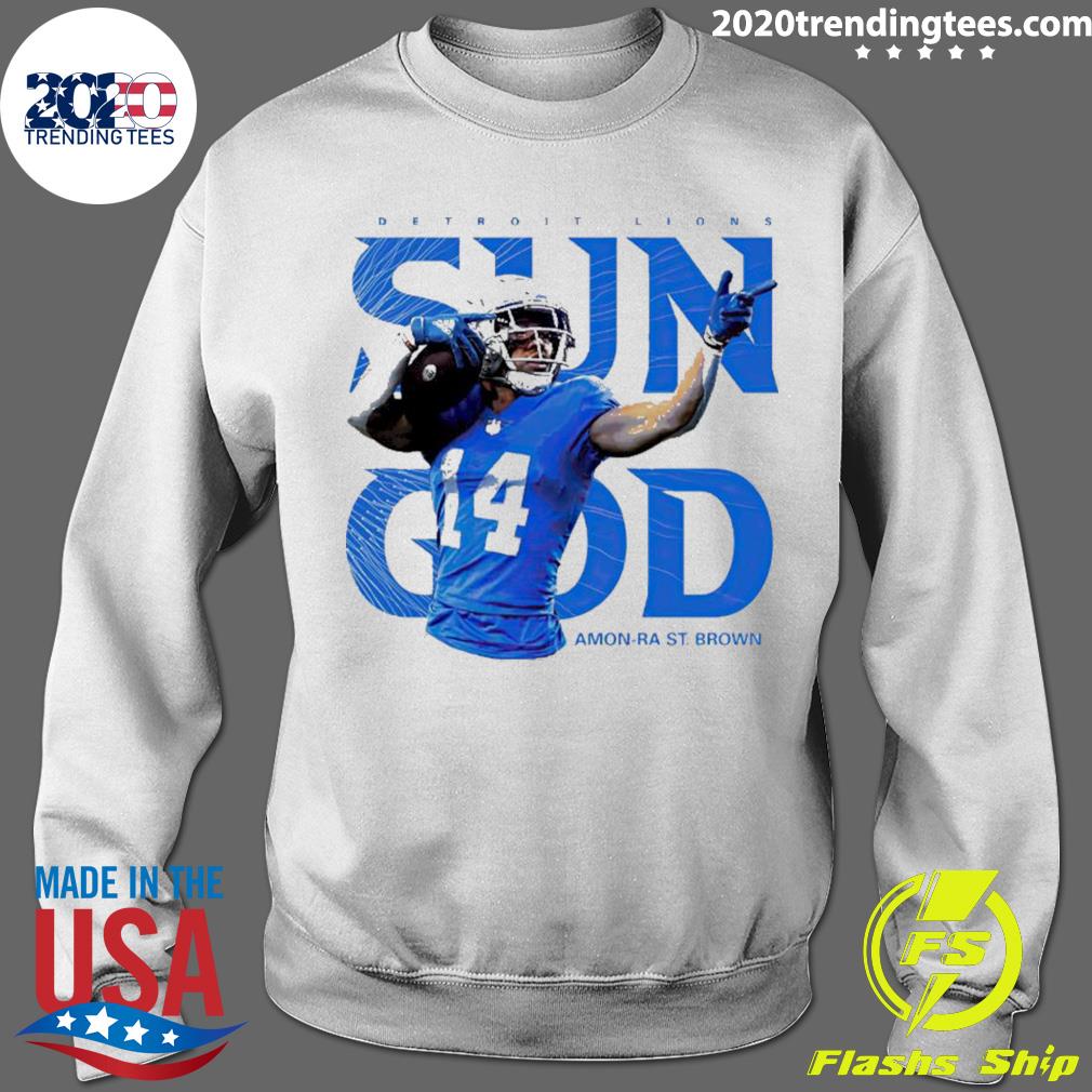 Detroit Lions Amon Ra Sun God Shirt, hoodie, sweater, long sleeve and tank  top