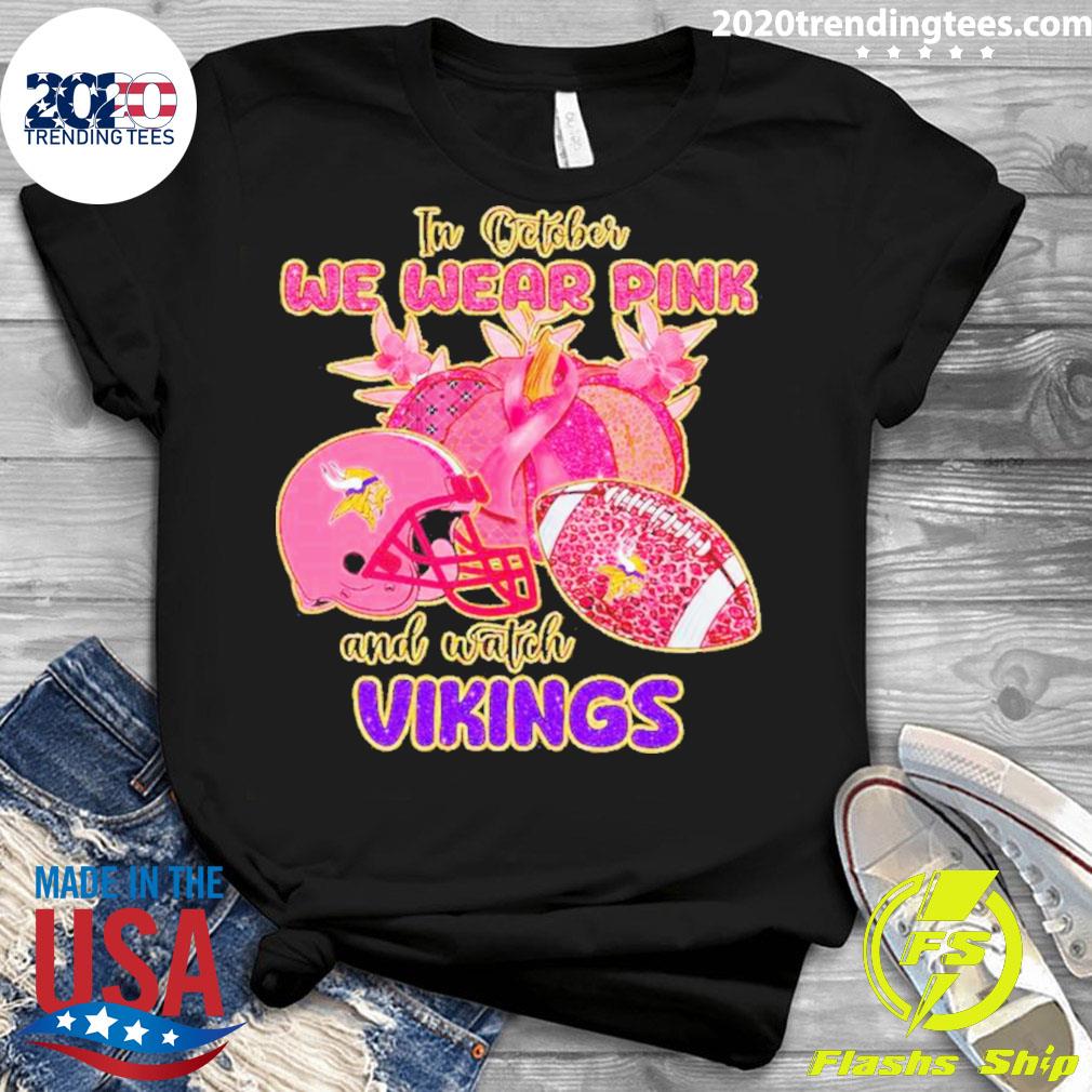 Minnesota Vikings I Wear Pink For Breast Cancer Awareness shirt