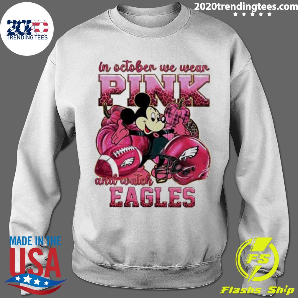 In october we wear pink and watch Steelers shirt, hoodie, sweater, long  sleeve and tank top