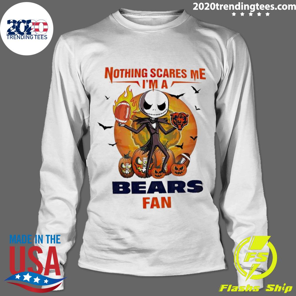 Jack skellington halloween chicago bears fan shirt - Limotees