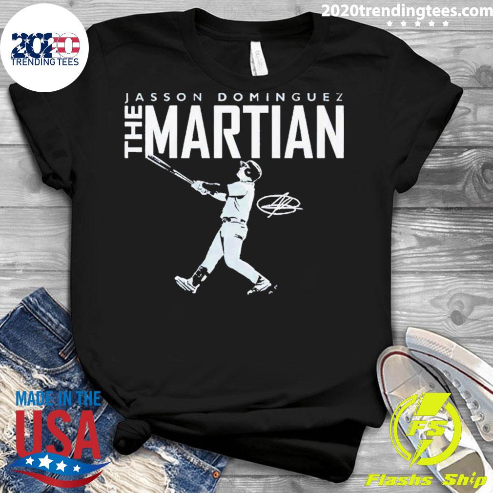 Jasson Dominguez New York Yankees The Martian signature shirt, hoodie,  sweater, long sleeve and tank top