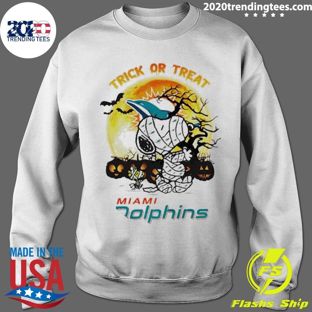 Snoopy Trick Or Treat Halloween Miami Dolphins 2023 T-shirt