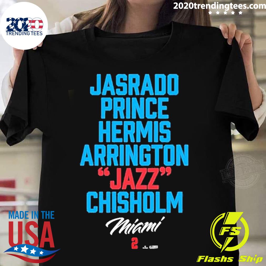 Jasrado Prince Hermis Arrington Jazz Chisholm Miami Marlins shirt, hoodie,  sweater, long sleeve and tank top