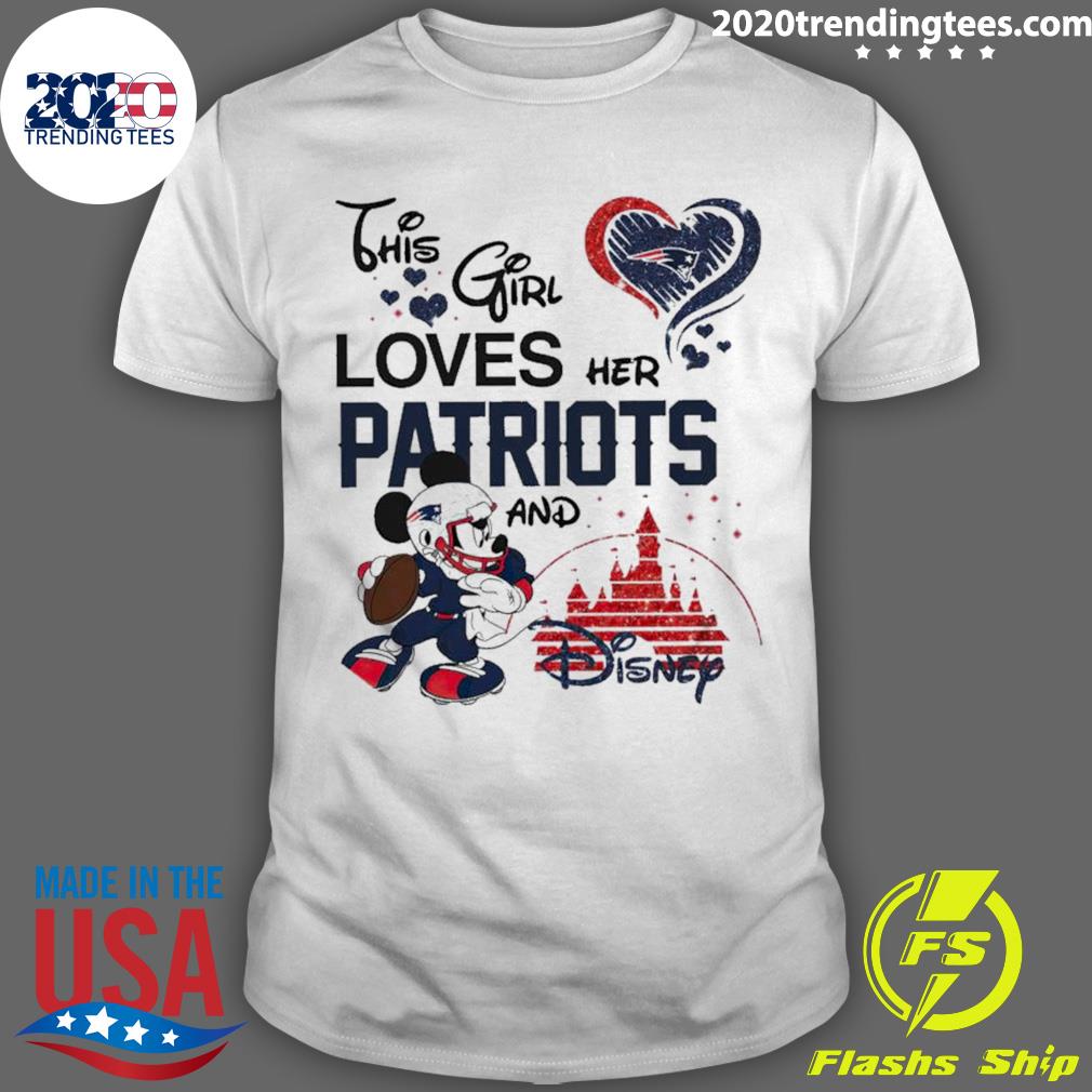 Disney Character New England Patriots t-shirt by To-Tee Clothing