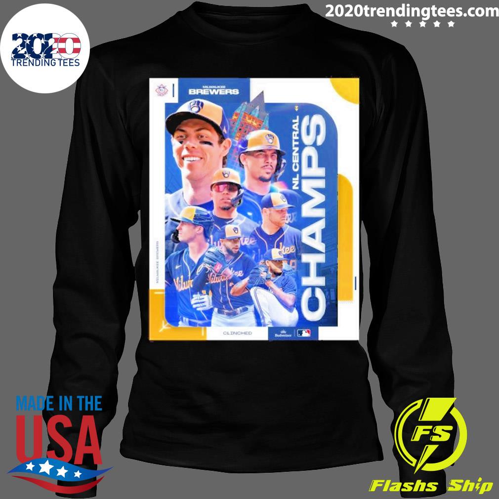 Milwaukee Brewers 2023 NL Central Division Champions signature shirt,  hoodie, sweater, long sleeve and tank top