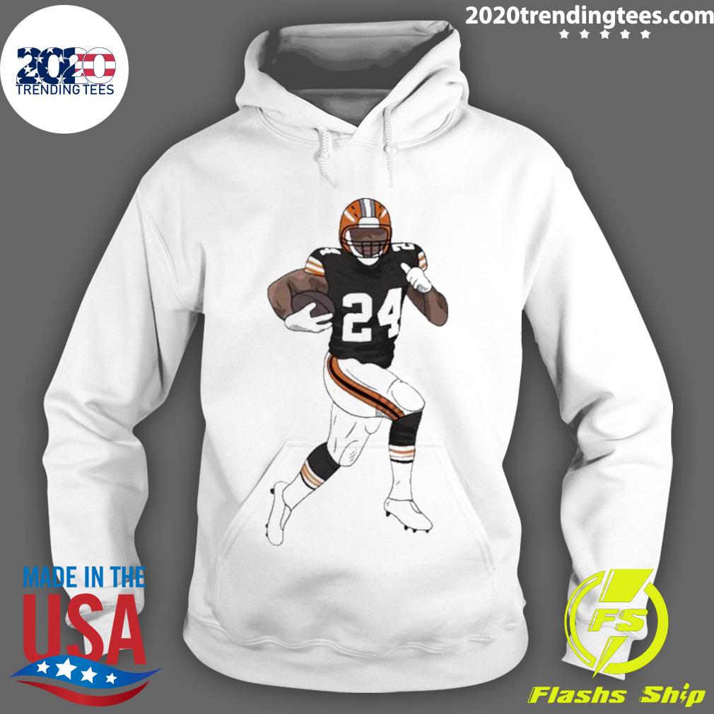 Cleveland Brown Nick Chubb Caricature Shirt, hoodie, sweater, long sleeve  and tank top